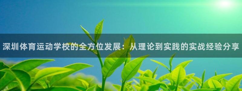 九游下载并安装：深圳体育运动学校的全方位发展：从理论到实践的