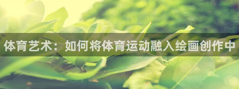 九游电脑官网：体育艺术：如何将体育运